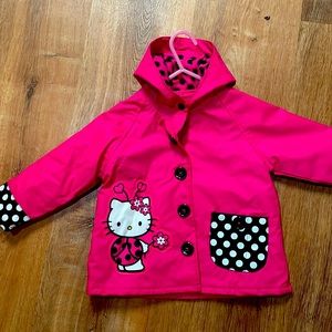 Size 2T Western Chief brand Hello Kitty raincoat